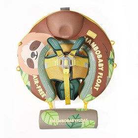 Resim Mambobaby Emniyetli Gölgelikli Ve Ayak Destekli Bebek Yüzme Simidi 