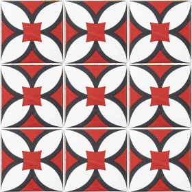 Resim Can Seramik 10x10 cm Cç-80 Kütahya Çini Karo 5'li 1 Paket 