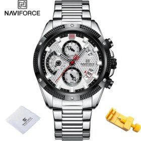 Resim Hanyang Sw Navıforce 2022 Yeni Erkekler Için Izle Lüks Altın Moda Kuvars Saat Analog Kronograf Spor Su Geçirmez Paslanmaz Çelik Kol Saati (Yurt Dışından) 