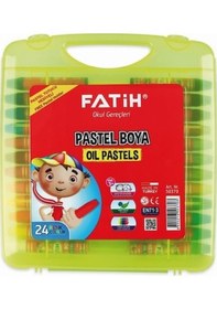 Resim Fatih Plastik Çantalı Pastel Boya 24 Renk King Size 