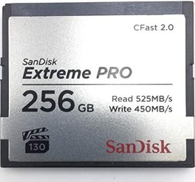 Resim SanDisk Extreme Pro CFast 2.0 Hafıza Kartı, 256GB - SDCFSP-256G-G46D 