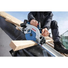 Resim Bosch Gks 18V-57-2 Gx 1x5,5 Ah Expert Akülü Raylı Açılı Kesim Akülü Daire Testere 