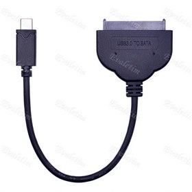 Resim Type-C Usb 3.1 To 2.5 Inç Sata Ssd 4394P Hdd Hard Disk Kablosu Ve 