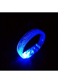 Resim Mi Led Işıklı Baskı Yapılabilen Pilli Bileklik Bilezik 1,5 Cm Genişlik - Mg-874106 
