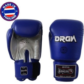 Resim Dragondo Drgn-g3 Hakiki Deri Boks Eldiveni Mavi Muay Thai Eldiveni 