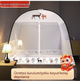 Resim Cibinlik Katlanabilir Yatak Odası Çift 1.2m-09 