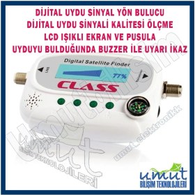 Resim Class Satfinder LCD Ekran Pusulalı Dijital Uydu Bulucu 