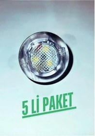 Resim 5'li Paket Mini LED Spot Lamba, 24V GÜN IŞIĞI 