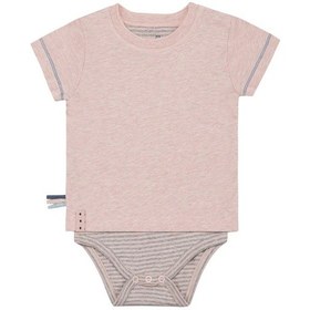 Resim Organicera Organicera Organik Kısa Kollu Tshirt Body,Pembe Melanj Pembe 