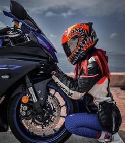 Resim Motobros Premium Su Geçirmez Özel Motosiklet Bacak Çantası Motor Çantası 