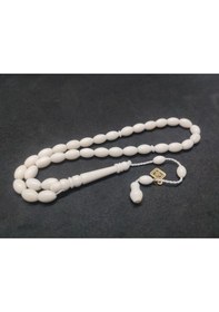 Resim İskeçeli Cemil Usta Çift Zımpara & Cila Sülün İmame El Boy Naturel Deve Kemiği Sertifikalı 8471 