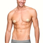 Resim Erkekler için 20 adet Polyester Görünmez Tek Kullanımlık Göğüs Ucu Kapakları, Su Geçirmez, Nefes Alabilir, Koşu, Spor ve Günlük Kullanım İçin Anti-Çarpma 