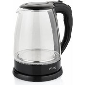 Resim KİNG KSI1001 Alice 1.8 Lt Işıklı Cam Kettle Su Isıtıcı 