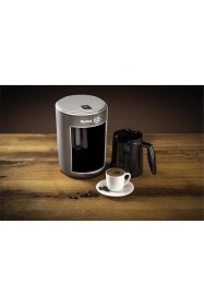 Resim Köpüklüm 4 Fincan Kapasiteli 735 Watt Türk Kahve Makinesi - Koyu Gri 