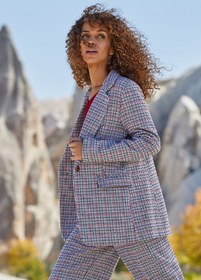Resim Blazer Kadın Ceket Beyaz - L 