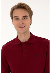 Resim U.s. Polo Assn. Erkek Basic Sweatshirt 2225784 Bordo 