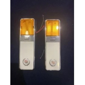 Resim Çınar Oto Aksesuar Etiketçilere Cadilac Gazetelik Kırmızı Lamba Direk Lamba Çift Renk 