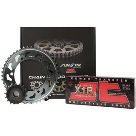Resim Zincir Dişli Seti Bmw F 800 Gs 800 Cc 2024 / Bmw / F 800 Gs / 800cc / Zincir: Jt-525x1r3 Çelik -122/ Ön-arka Dişli: Jt 17t-44t / 2024 1.Resim 