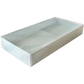 Resim Asetat Kapaklı Karton Kutu 20X10X3 25 Adet Mavi N11.9135 