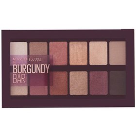 Resim Maybelline The Burgundy Eye Shadow Palet - Göz Farı Paleti 