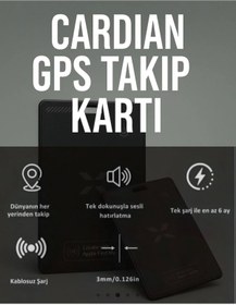Resim CARDİAN TAKİP CİHAZLARI CARDİAN ULTRA İNCE GPS TAKİP KARTI - ios android uyumlu smartag uygulamasi i 