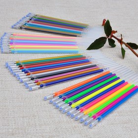 Resim 60 Renkli Çeşitli Neon Vurgu Refilleri - Renkli, DIY ve Not Alma için Parlayan Markalar, 0.8mm Uç, Orta Çizgi Genişliği, Sanat Malzemeleri | Neon Vurgulayıcılar | Pürüzsüz Yazma Deneyimi, Vurgulayıcı GEAR 