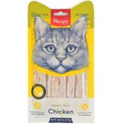 Resim Wanpy Creamy Treat Tavuk Etli Likit Creamy Kedi Ödülü 5Li Paket (5 x 14 Gr) 