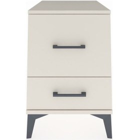 Resim Kronos Komodin 2 Raflı Tek Çekmeceli Tek Kapaklı 44x59x64 Aytaşı-aytaşı Aytası 