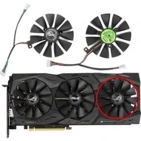 Resim Everflow Asus Rog-Strıx-Rtx 2060 2070-O8G-GAMING RTX2060 Rtx 2070 4 pin 6 pin 7pin Fan 