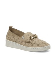 Resim Polaris 166781.z5fx Bej Kadın Loafer 000000000101974711 Bej 