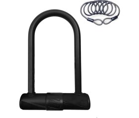 Resim Epic Uvy 12X180 U Kilit Sağlam Çelik Bisiklet Kilidi 