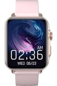 Resim NZM TİCARET Thull Tw3-02 Rose Case Akıllı Saat + Kırmızı Silikon Kordon 