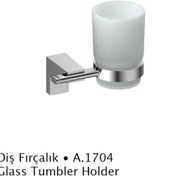 Resim Duxxa F1 Diş Fırçalık Krom Gri 