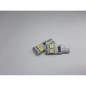 Resim T10 Led Park Ampülü Canbus Park Plaka Geri Vites Tavan Beyaz Led 