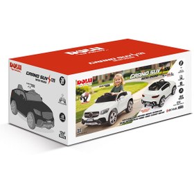 Resim Dolu Oyuncak 12 Volt Uzaktan Kumandalı Akülü Araba - Beyaz - Beyaz / Standart 