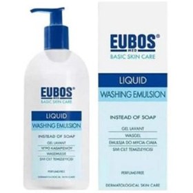 Resim Eubos Likit Parfümsüz Yüz ve Vücut Temizleyicisi 400 ml 