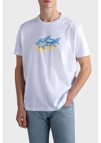 Resim Paul & Shark Erkek T Shirt 24411041 010 Beyaz Beyaz 