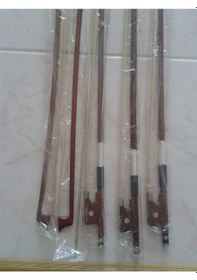 Resim Silverio Gül Ağacı Topuzlu 4/4 Tam Boy Keman Arşe -Keman Yayı 