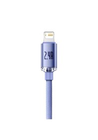 Resim Baseus Crystal 2.4a Usb-a To Lightning 1.2m Kablo-mor 
