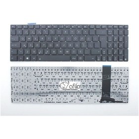 Resim Asus N56 N550, N550j, N750, N76, G550, Q550 Serisi Klavye Siyah Tr / Kl0117 