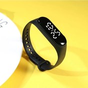 Resim Cloud011 Siyah Led Dijital Spor Saati 24 Saat Takvimli Silikon Kayış Kadınlar İçin Fitness Akıllı Saat Diğer 