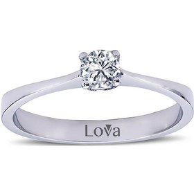 Resim Lova I Renk 0,16 Karat Pırlanta Tektaş Yüzük - IDL Sertifikalı - 1020026 