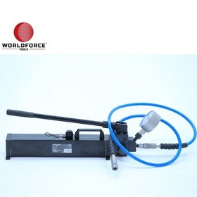Resim Worldforce 11239 Manometre Göstergeli 3500 Bar Kare Tip Dahili 3 Litre Yağ Kapasiteli Hidrolik Pompa 