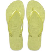 Resim Havaianas 4000030 Havslim Fc Parmak Arası Açık Yeşil Kadın Terlik Renksiz Şeffaf 