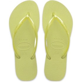 Resim Havaianas 4000030 Havslim Fc Parmak Arası Açık Yeşil Kadın Terlik Renksiz Şeffaf 