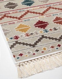 Resim Alanur Home Eko Trend Djt Yıkanabilir Kaymaz Taban 3 Lü Yatak Odası Takımı F5001 Iskandinav Renkli 