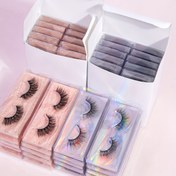 Resim Kutulu 20 Çift MAGEFY Sahte Kirpik, Doğal ve İnce, Kabarık ve Kıvrımlı, Kalın, Tekrar Kullanılabilir, Taşınabilir, Günlük Kullanım İçin Uygun 