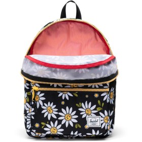 Resim Herschel Heritage™ Çocuk | Su İtici Kumaş Sırt Çantası, 15 L - Siyah Papatya Desen / OS 