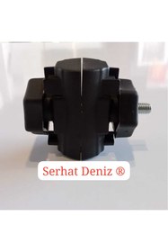 Resim serhat deniz Elektrikli Soba Ayağı Üst Parçası Vidalı - Soba Ayak Tepe Plastiği Yedek Aparat 