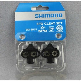 Resim Shimano Spd Cleat Sm-sh51 Kaller Plakasız Gri - Siyah 